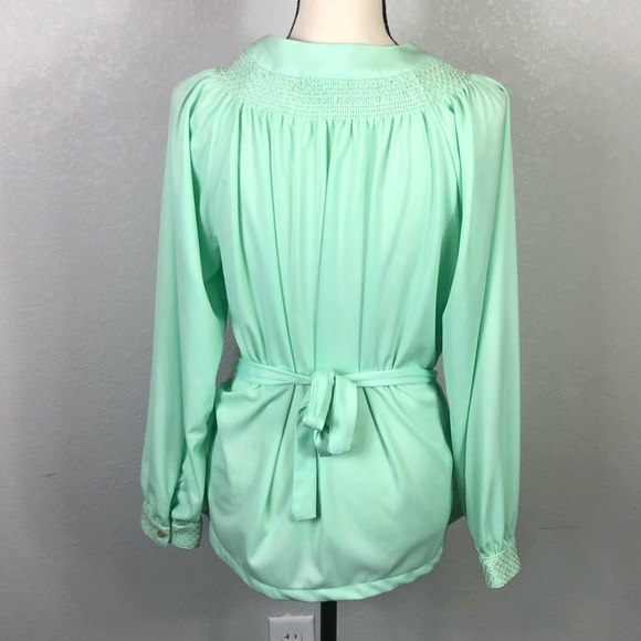 Vintage 1970’s Smocked Blouse - Picture 5 of 9